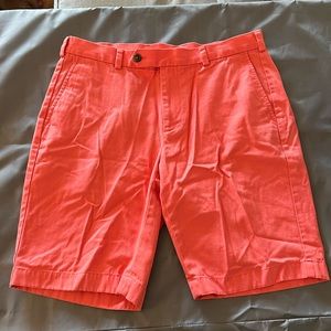 Coral Brooks Brothers Mens coral khaki shorts. Size 35
